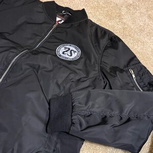 Black Bomber Jacket - House X Techno Replica